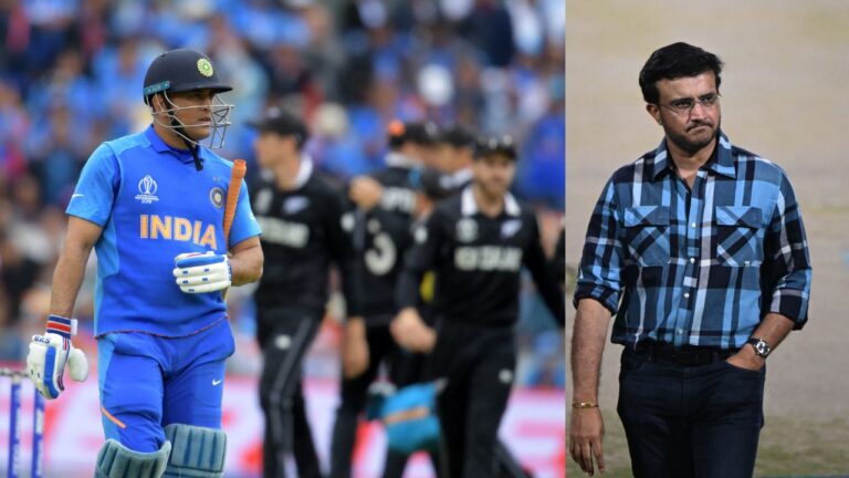 Sourav Ganguly Reflects on MS Dhoni’s Career Evolution and 2019 WC Heartbreak