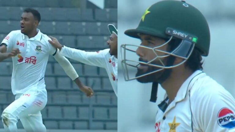 Mohammad Rizwan Refuses to Walk After Dismissal as Bangladesh Seal Historic Win