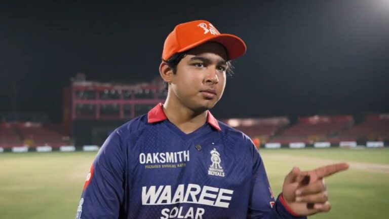 Vaibhav Sooryavanshi: RR Wonderkid Record Knock and Justin Langer Photo