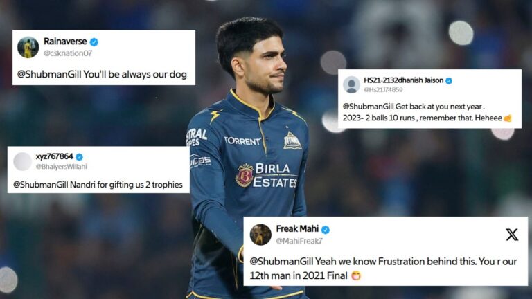 Shubman Gill Faces Intense Backlash from CSK Fans After IPL 2026 Trolling