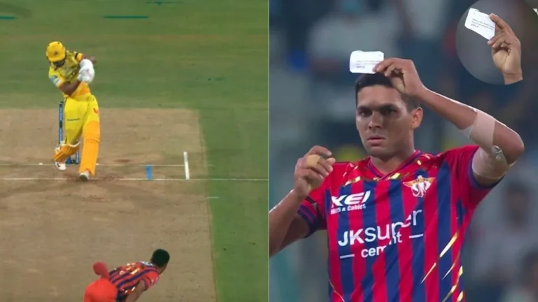 Akash Singh Replicates Abhishek Sharma’s Iconic Celebration in IPL 2026