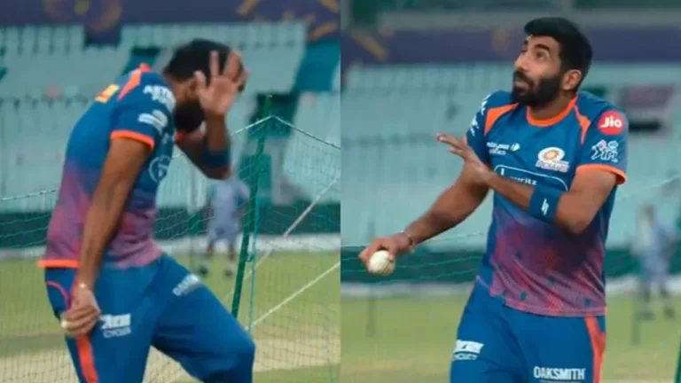 Jasprit Bumrah Dodges Freak Injury During Mumbai Indians Practice Session