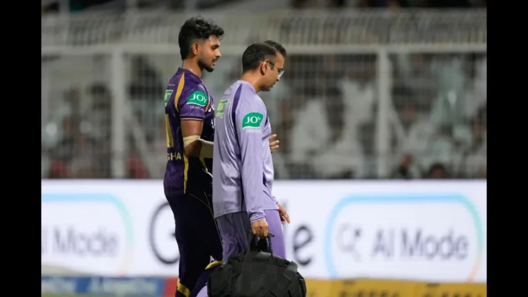Matheesha Pathirana Injury Update: KKR Pacer Exits Match After Just 8 Balls