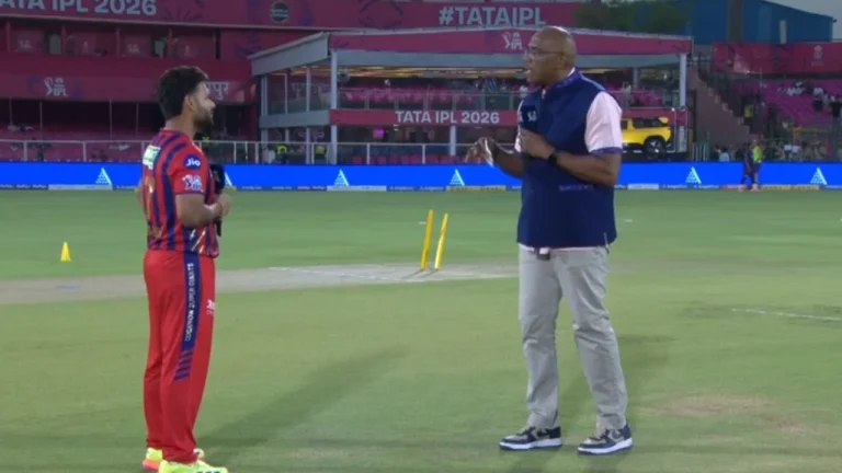 Rishabh Pant and Ian Bishop’s Awkward Toss Chat