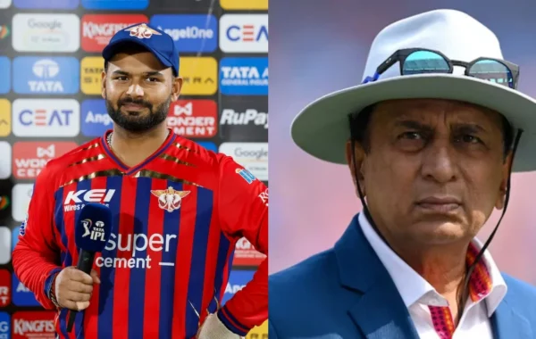 rishabh pant and sunil gavaskar