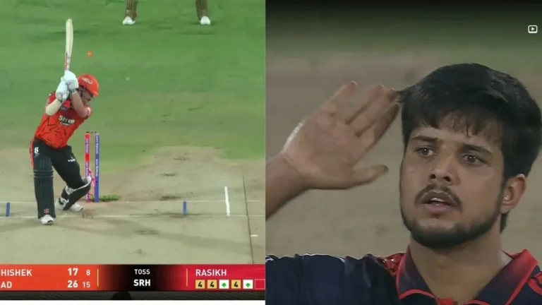 Rasikh Dar Stuns Travis Head with Pinpoint Yorker: Watch the Delivery