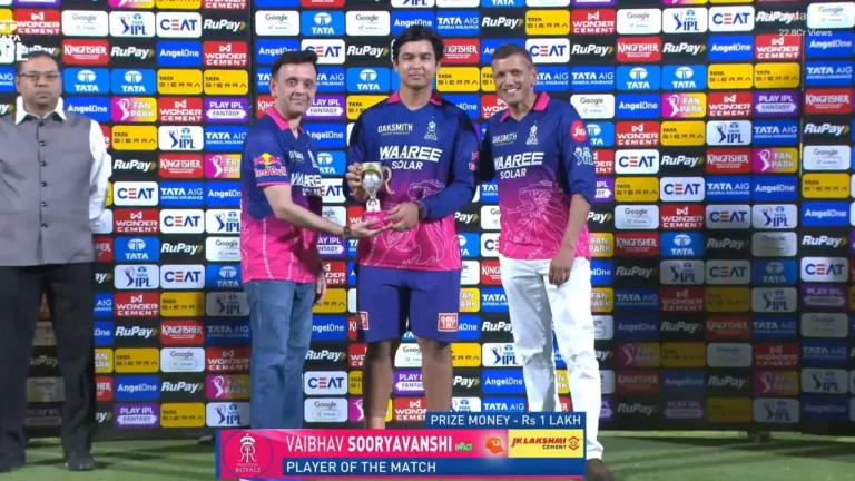 Vaibhav Sooryavanshi Shines: RR Defeats LSG in Thrilling Run Chase