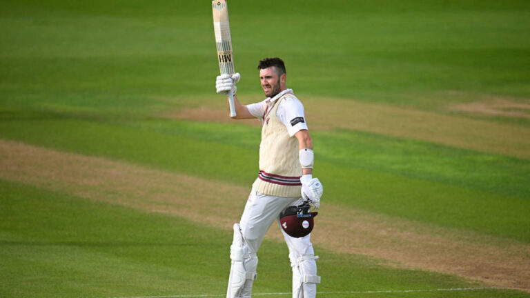 Overton ton, Rew 149 completes Somerset escape at Taunton