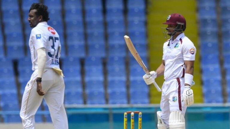 Cricket Test: Campbell, King give WI near-perfect session on Day 2