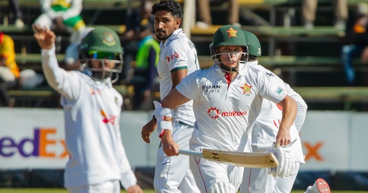 Bangladesh want to restrict Zimbabwe within 100 more runs in first innings