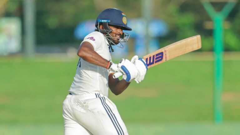 India A grow lead after Sai Sudharsan hits 168 in Galle