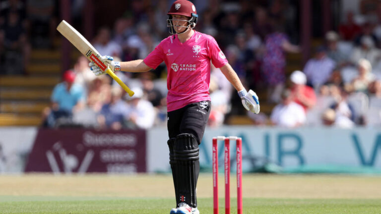 Thomas Rew fifty sets up Somerset as Northants suffer first loss