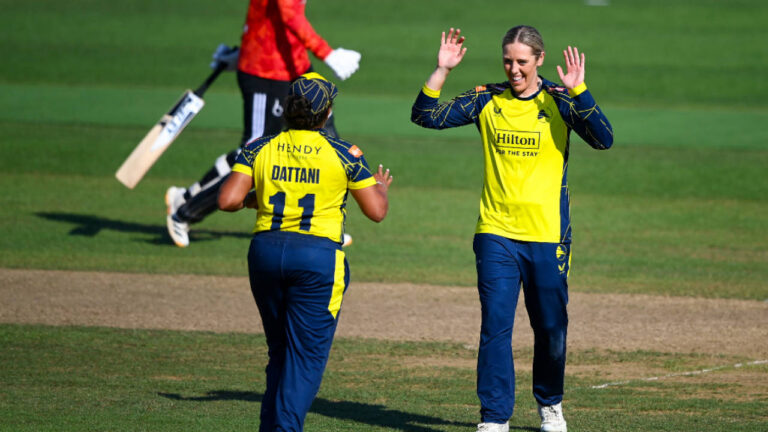 Allround Adams extinguishes The Blaze: Hampshire Hawks Secure Finals Day Spot