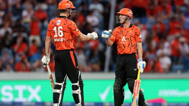 Marsh, Crawley, Brook rise to occasion as Sunrisers blitz Super Giants