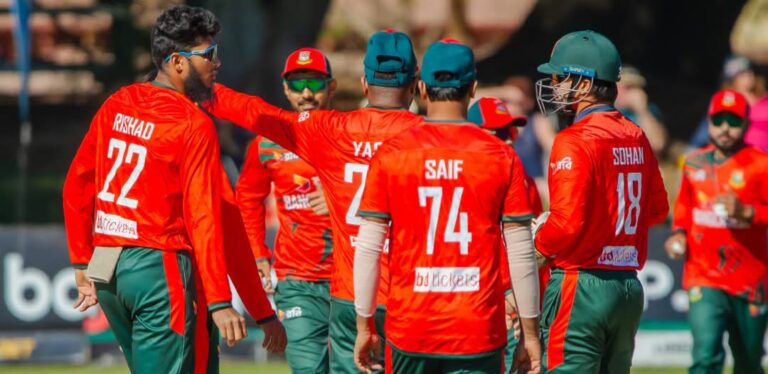 Rishad, Mahedi steal the show as Bangladesh bounce back to level the T20I series in Dominant Fashion