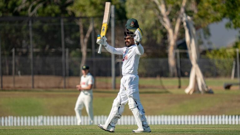 Mehidy Hasan Miraz century lifts Bangladesh after Corey Rocchiccioli takes six