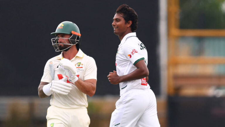Quicks give first morning to Bangladesh with four top-order strikes