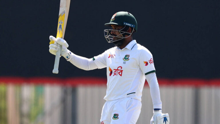 Mehidy hits fifty as Bangladesh’s lead crosses 200 on third morning