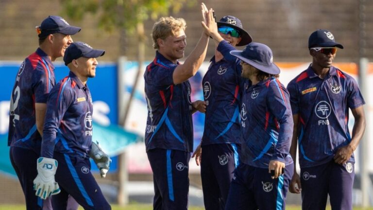 Trumpelmann, Frylinck set up Namibia’s win against South Africa in T20I